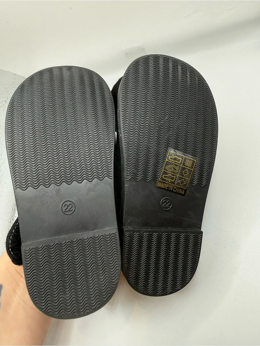 Girls Black Bow Mary Jane Kids Shoes